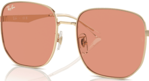 Verres originaux Ray-Ban RB3713D, couleur 74 · Orange · plastique