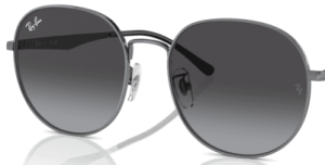 Verres originaux Ray-Ban RB3727D, couleur 8G · Gris dégradé · plastique