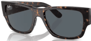 Verres originaux Ray-Ban RB0947S Carlos, couleur R5 · Bleu