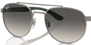 Verres originaux Ray-Ban RB3736, couleur 11 · Gris dégradé · plastique