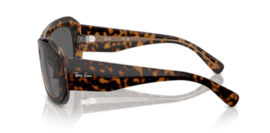 Branches originales Ray-Ban RB2212 Beate, couleur 1292 · Havane sur transparent marron