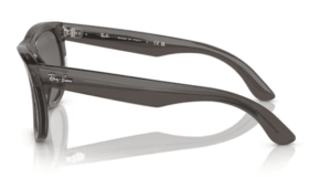 Branches originales Ray-Ban R0502S Wayfarer Reverse, couleur 6707 · Transparent gris foncé