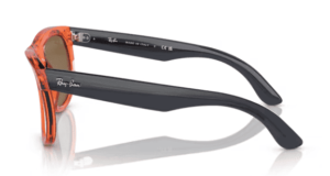 Branches originales Ray-Ban R0502S Wayfarer Reverse, couleur 6712 · Noir