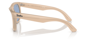 Branches originales Ray-Ban R0502S Wayfarer Reverse, couleur 6780 · Opal beige et honey