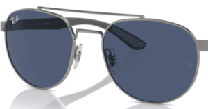 Verres originaux Ray-Ban RB3736, couleur 80 · Bleu foncé · plastique