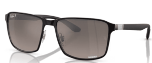 Ray-Ban RB3721CH, couleur 186/5j noir mat sur noir