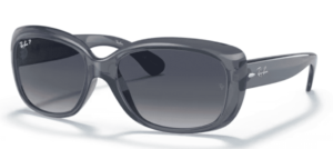 Ray-Ban RB4101 JACKIE OHH, couleur 659278 · Transparent bleu