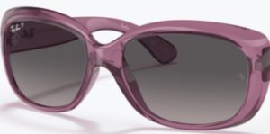 Verres originaux Ray-Ban RB4101 Jackie Ohh I, couleur M3 · Gris bleu dégradé polarisé