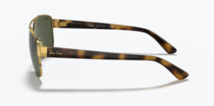 Branches originales Ray-Ban RB3663, couleur 001/31 · Oro arista