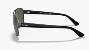 Branches originales Ray-Ban RB3663, couleur 004/58 · Gunmetal