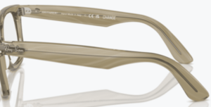 Branches originales Ray-Ban RB4340V vue, couleur 8383 · Photochromique stripe marron