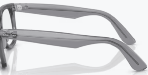 Branches originales Ray-Ban RB4340V vue, couleur 8225 · Transparent gris