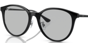 Verres originaux Ray-Ban RB4334D, couleur 87 · Gris · plastique