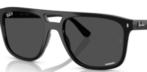 Verres originaux Ray-Ban RB2213CH, couleur K8 · Gris foncé polarisé