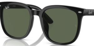 Verres originaux Ray-Ban RB4401D, couleur 71 · Vert foncé · plastique