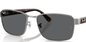 Verres originaux Ray-Ban RB3750, couleur B1 · Gris foncé