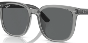 Verres originaux Ray-Ban RB4401D, couleur 81 · Gris polarisé · plastique