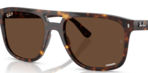 Verres originaux Ray-Ban RB2213CH, couleur AN · Marron polarisé