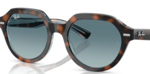 Verres originaux Ray-Ban RB4399 Gina, couleur 3M · Bleu dégradé