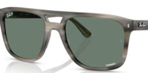 Verres originaux Ray-Ban RB2213CH, couleur 3R · Gris polarisé