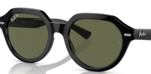 Verres originaux Ray-Ban RB4399 Gina, couleur 58 · Vert polarisé