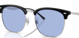 Verres originaux Ray-Ban RB4418D, couleur 80 · Bleu foncé · plastique