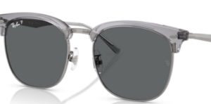 Verres originaux Ray-Ban RB4418D, couleur 81 · Gris polarisé · plastique