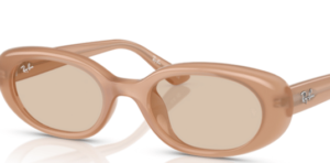 Verres originaux Ray-Ban RB4441D, couleur 93 · Marron clair · plastique
