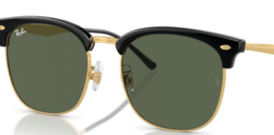 Verres originaux Ray-Ban RB4418D, couleur 31 · Vert foncé · plastique