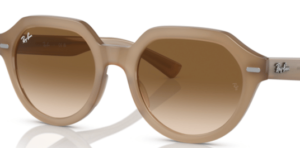 Verres originaux Ray-Ban RB4399 Gina, couleur 651 · Marron