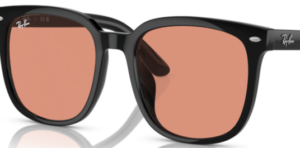 Verres originaux Ray-Ban RB4401D, couleur 74 · Orange · plastique
