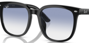 Verres originaux Ray-Ban RB4401D, couleur 19 · Transparent dégradé bleu clair · plastique