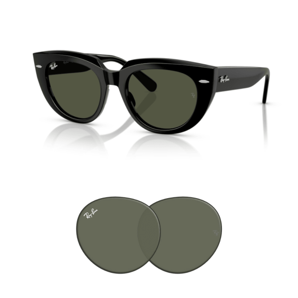Verres de remplacement Ray-Ban RB2286 Doreen originaux