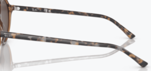 Branches originales Ray-Ban RB2195 Thalia, couleur 6636 · Transparent marron