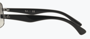 Branches originales Ray-Ban RB3483, couleur 003 · Argent