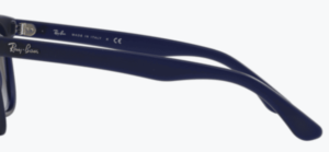 Branches originales Ray-Ban RB4184, couleur 895/96 · Bleu mat