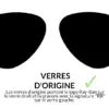 Verres de remplacement Ray-Ban RB4395 Kiliane originaux
