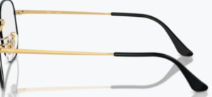 Branches originales Ray-Ban RB6448 vue, couleur 3175 · Noir sur or