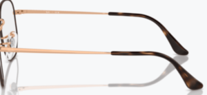 Branches originales Ray-Ban RB6448 vue, couleur 3176 · Havane sur rose or