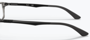 Branches originales Ray-Ban RB7017 vue, couleur 8059 · Transparent gris