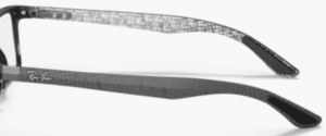 Branches originales Ray-Ban RB8901, couleur 5610 · Noir sur gris