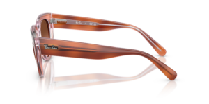 Branches originales Ray-Ban RB2286 Doreen, couleur 1415 · Rouge havane sur transparent multicolour