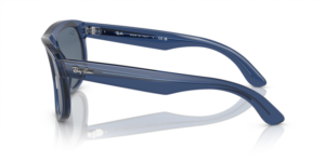 Branches originales Ray-Ban RB0501S Boyfriend Reverse, couleur 6708 · Transparent navy bleu