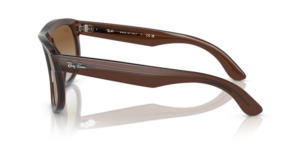 Branches originales Ray-Ban RB0501S Boyfriend Reverse, couleur 6707 · Transparent gris foncé