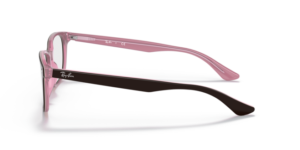Branches originales Ray-Ban RB5375, couleur 2126 · Marron sur rose