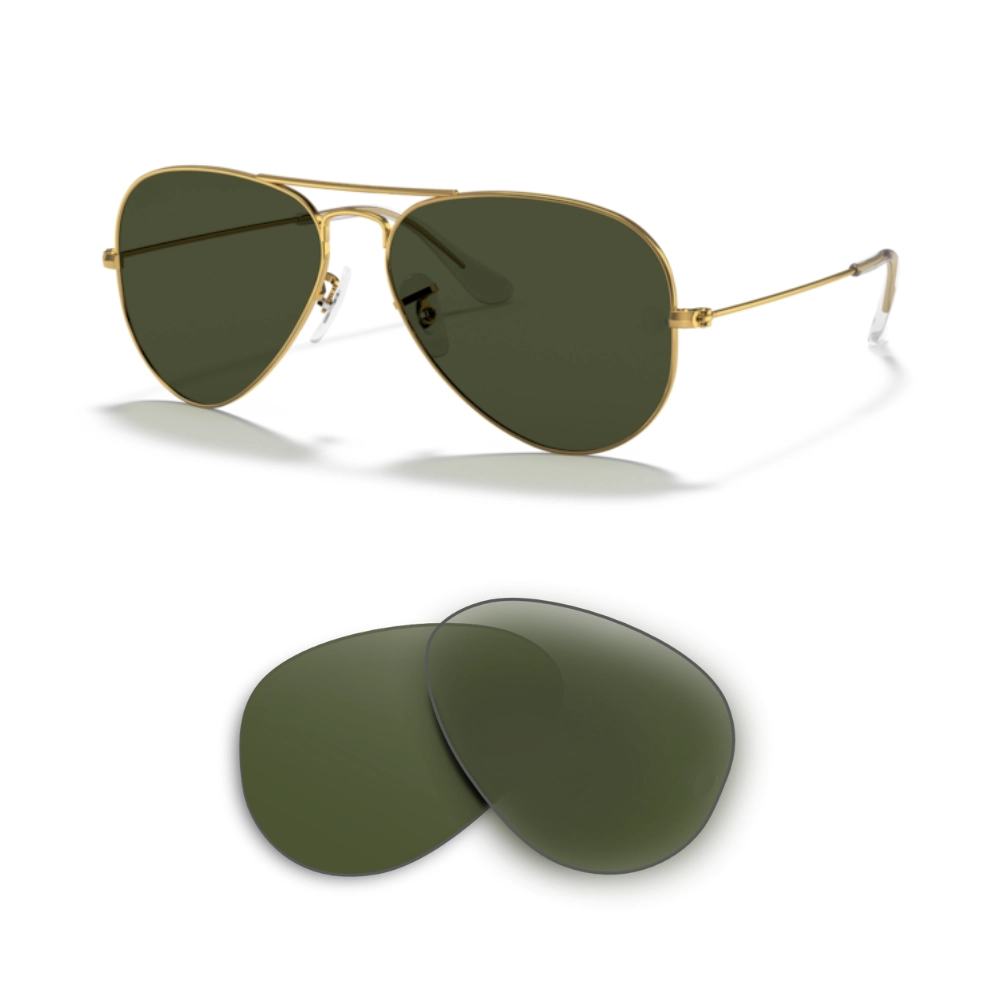 Verres Ray-Ban 3025 Aviator Large Metal Compatible