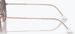Branches originales Ray-Ban RB3857 Frank, couleur 9202 · Rose or