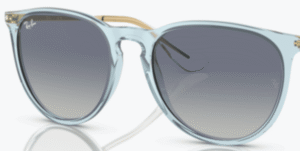 Verres originaux Ray-Ban RB4171 Erika, couleur 4L · Bleu dégradé · plastique