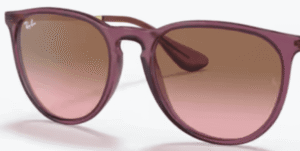 Verres originaux Ray-Ban RB4171 Erika, couleur 14 · Rose & marron dégradé · plastique