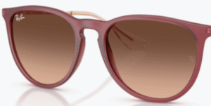Verres originaux Ray-Ban RB4171 Erika, couleur A5 · Rose/marron dégradé · plastique